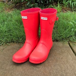 Women’s Original Short Gloss Rain Boot (Hunter)